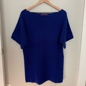 Tory Burch Blue Cashmere Sweater/ Dress